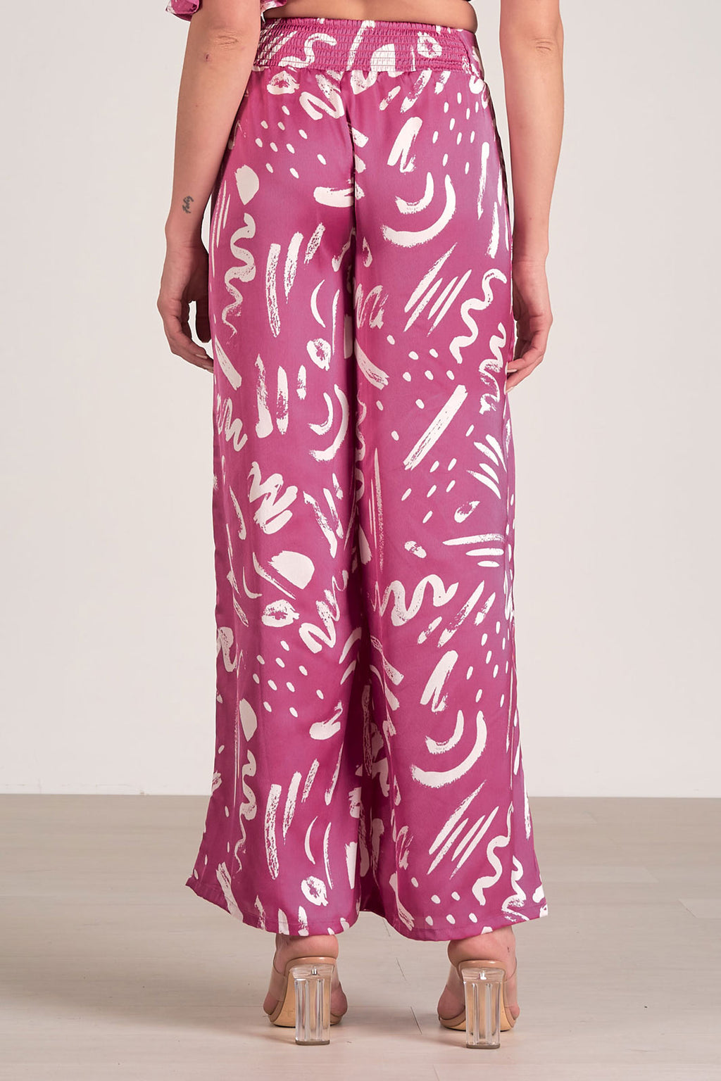 Elan - Printed Pants w/ Elastic Waist image 3