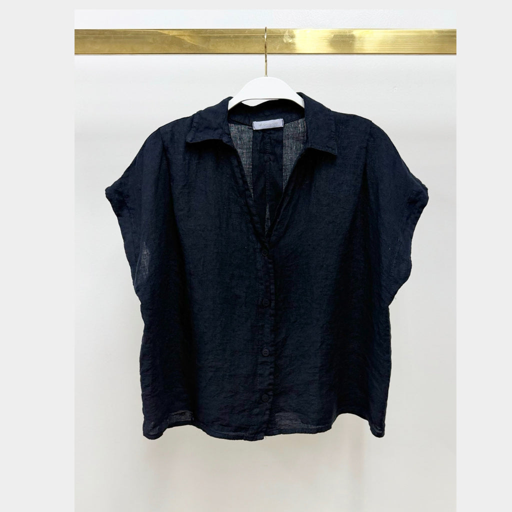 MILIO MILANO - Collard V-Neck Buttondown