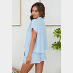 MILIO MILANO - Collard V-Neck Buttondown