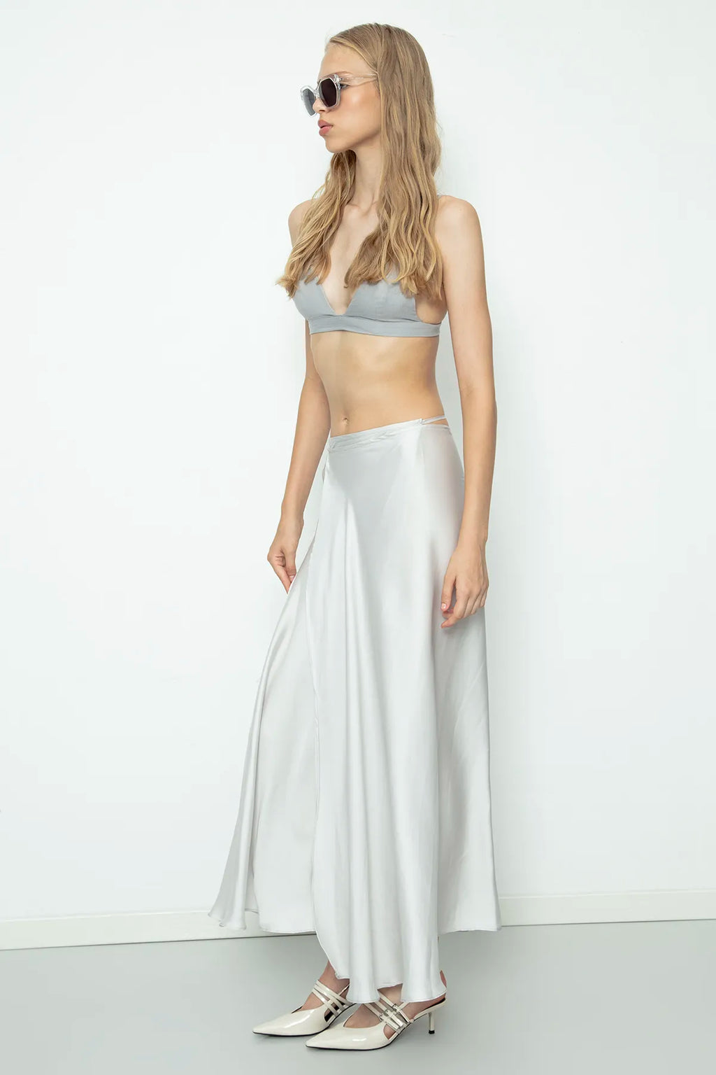 BSL - Envelop Satin Midi Skirt image 3
