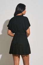 ELAN - Flutter Sleeve Mini-Dress image 3