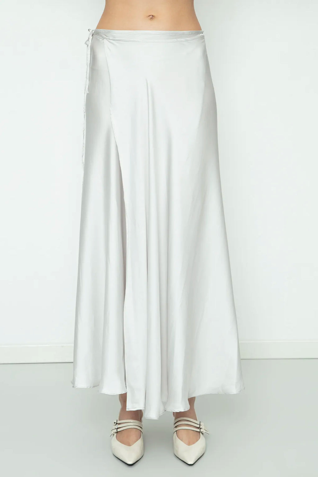 BSL - Envelop Satin Midi Skirt image 13