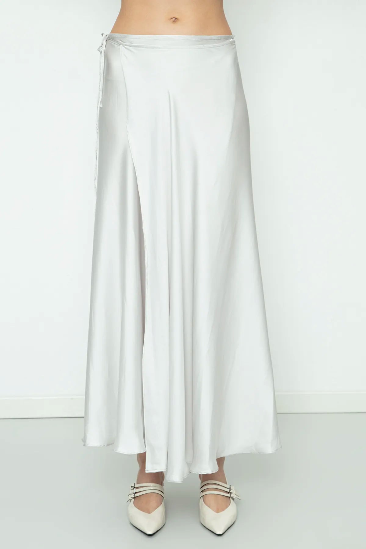 BSL - Envelop Satin Midi Skirt image 13