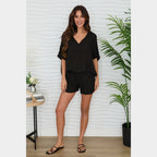 MILIO MILANO - Linen Dolaman Sleeve Top
