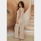 MILIO MILANO - Sleveless Knit Duster Cardgian