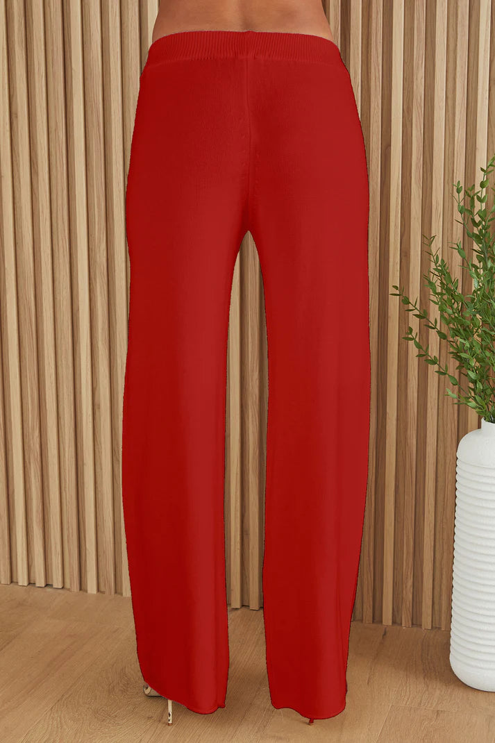MILIO MILANO - Cozy Italian Knit Flared Pant image 5