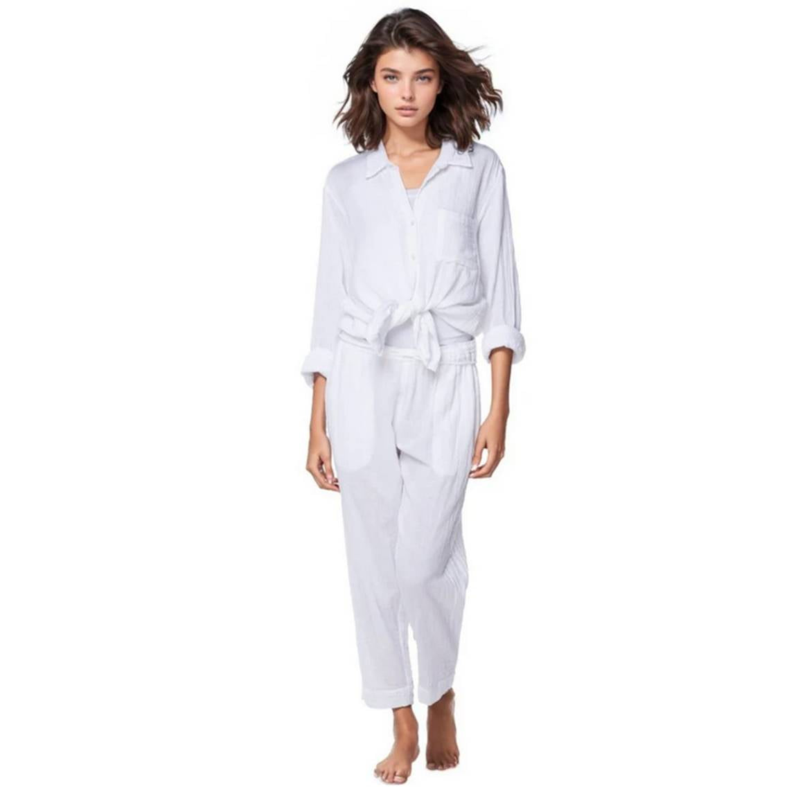 SUBTLE LUXURY - Double Gauze Getaway Lounge Pants image 1