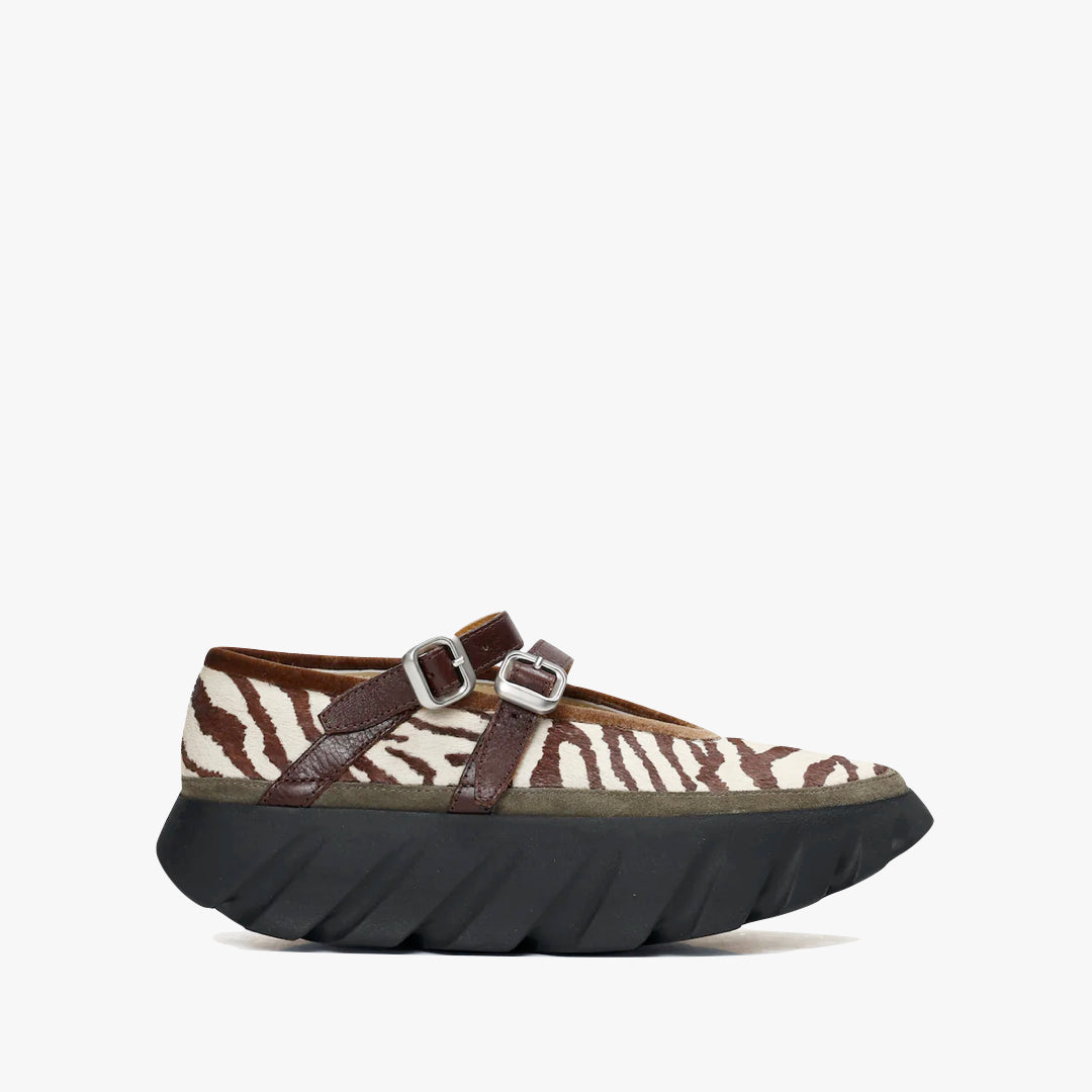 4CCCCEES - TURA Ballet Flat - 36, ZEBRA image