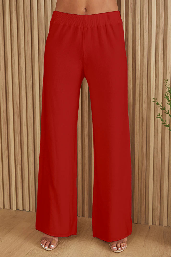 MILIO MILANO - Cozy Italian Knit Flared Pant image 4