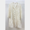MILIO MILANO - Eyelet Tunic Dress