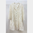 MILIO MILANO - Eyelet Tunic Dress