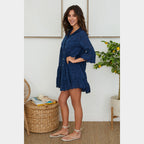 MILIO MILANO - Eyelet Tunic Dress