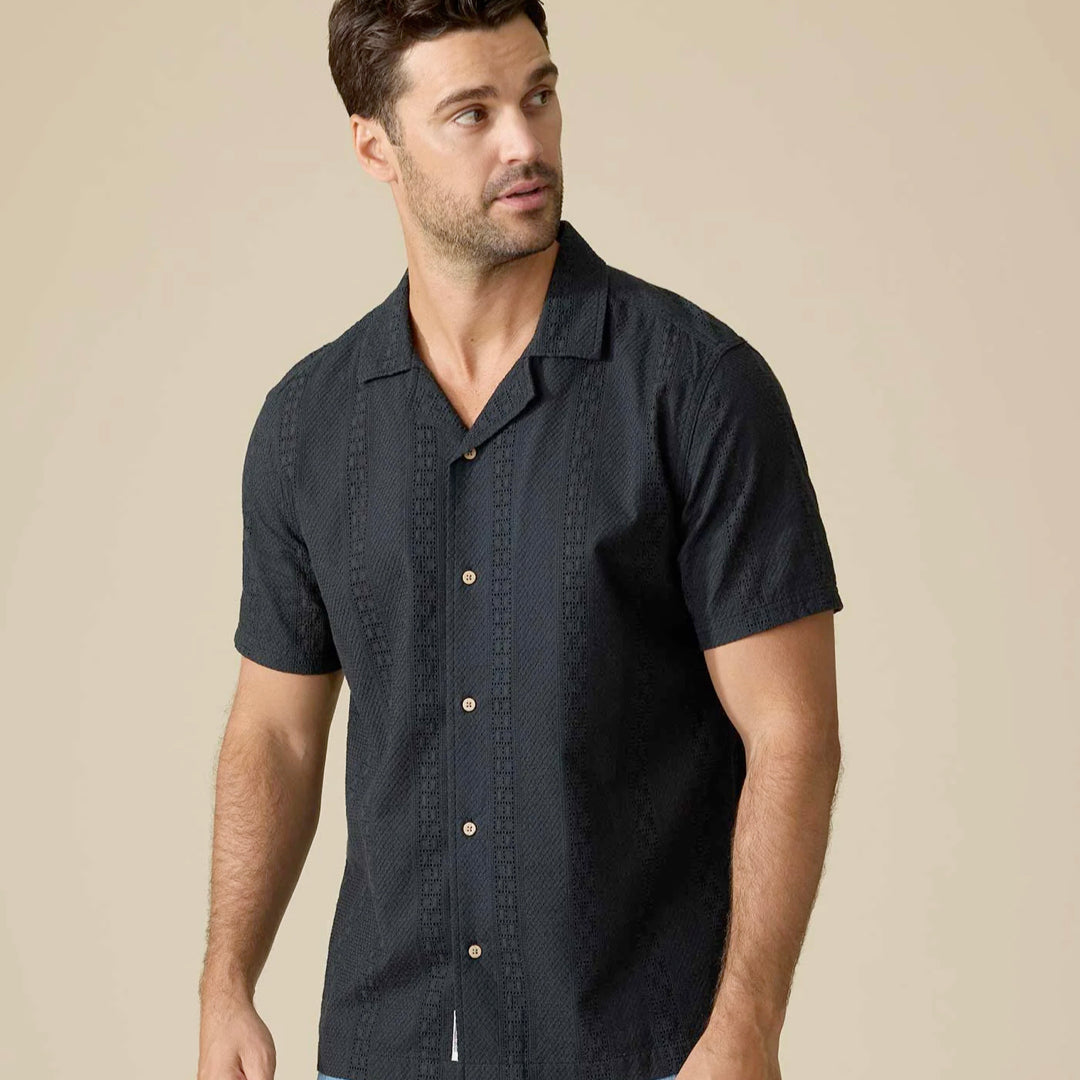 Flag & Anthem - Gardiner Textured Camp Collar Shirt
