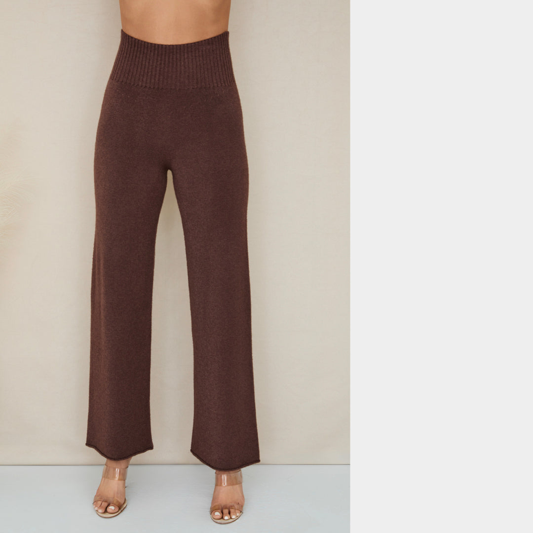 MILIO MILANO - High Waist Knit Pants