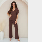 MILIO MILANO - High Waist Knit Pants