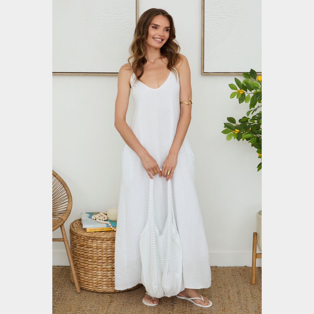 MILIO MILANO - LIinen Maxi Dress