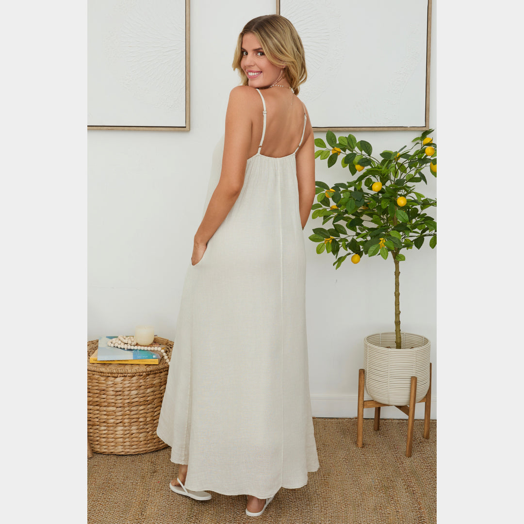 MILIO MILANO - LIinen Maxi Dress
