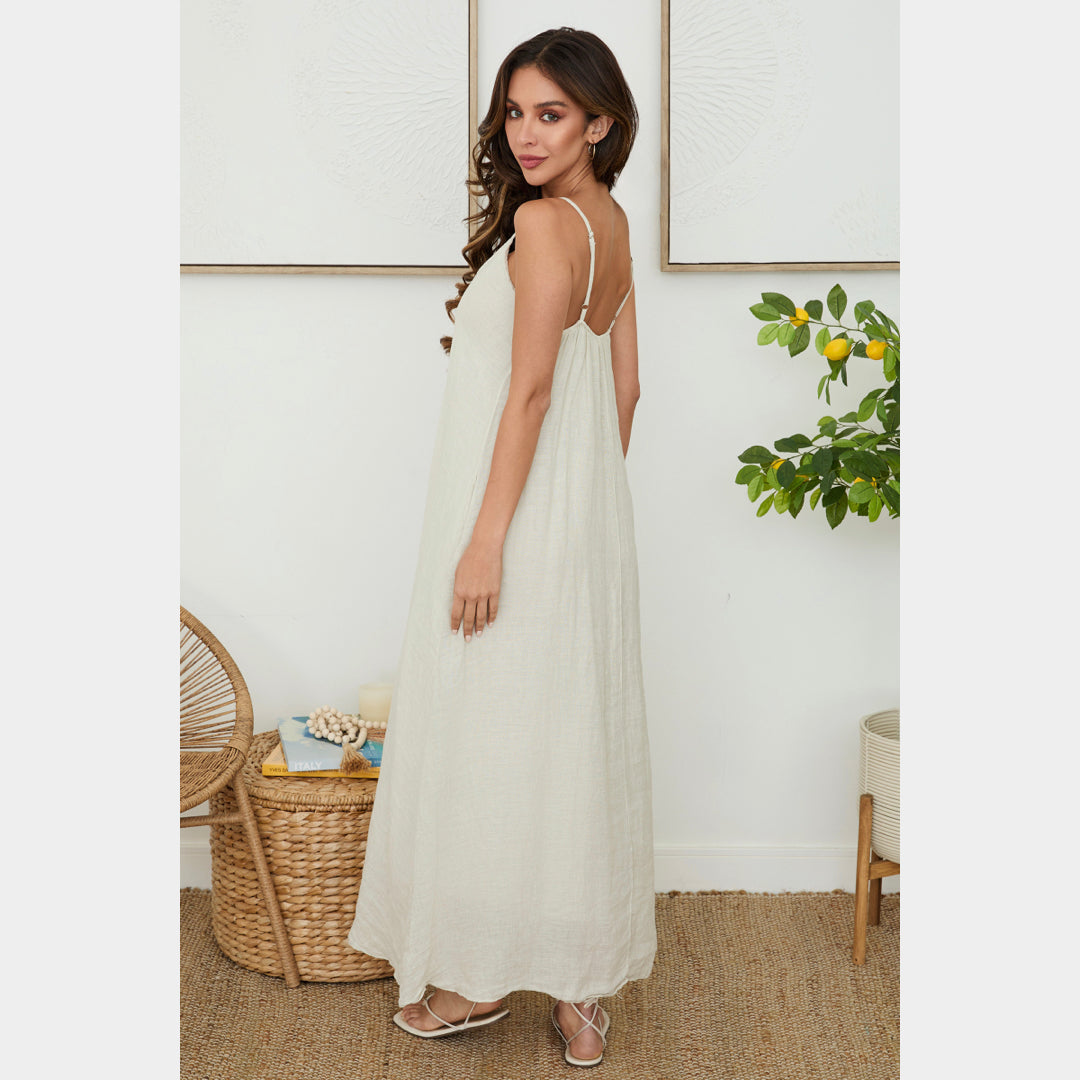 MILIO MILANO - LIinen Maxi Dress