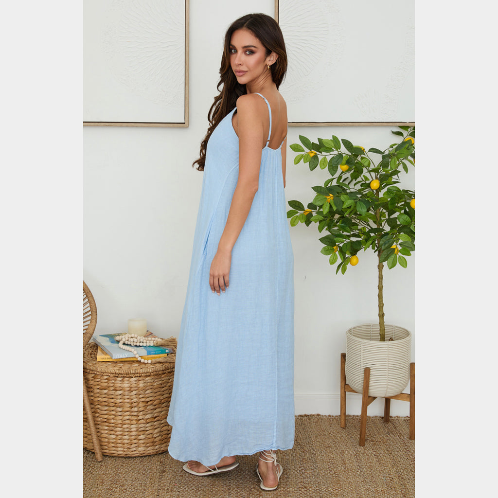 MILIO MILANO - LIinen Maxi Dress