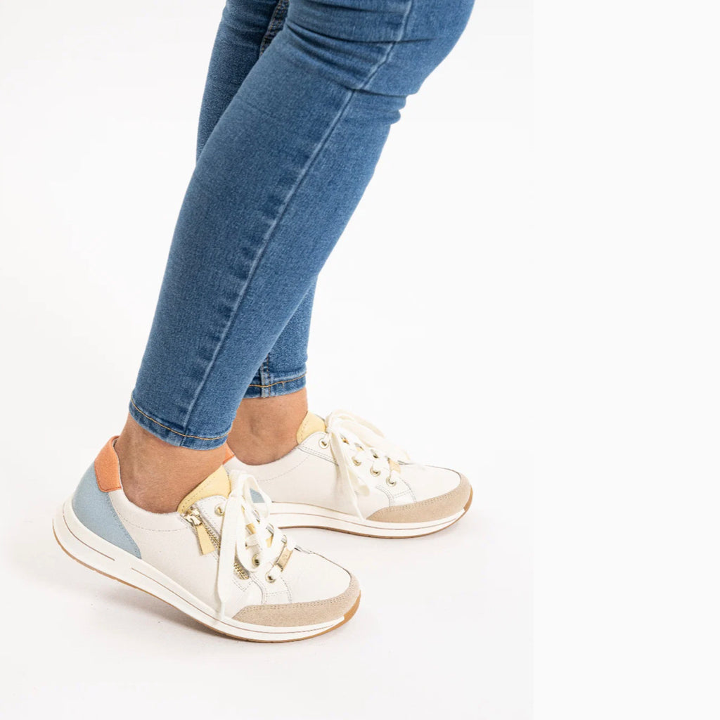 ARA SHOES - Oleanna Side-Zip Sneakers