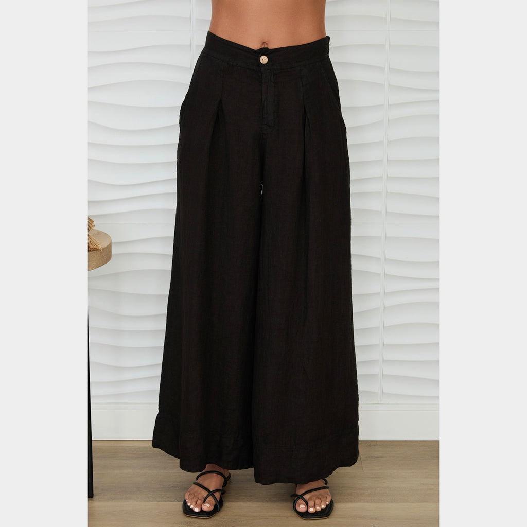MILIO MILANO - Linen Palazzo Pants