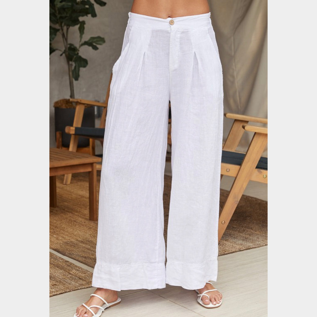 MILIO MILANO - Linen Palazzo Pants