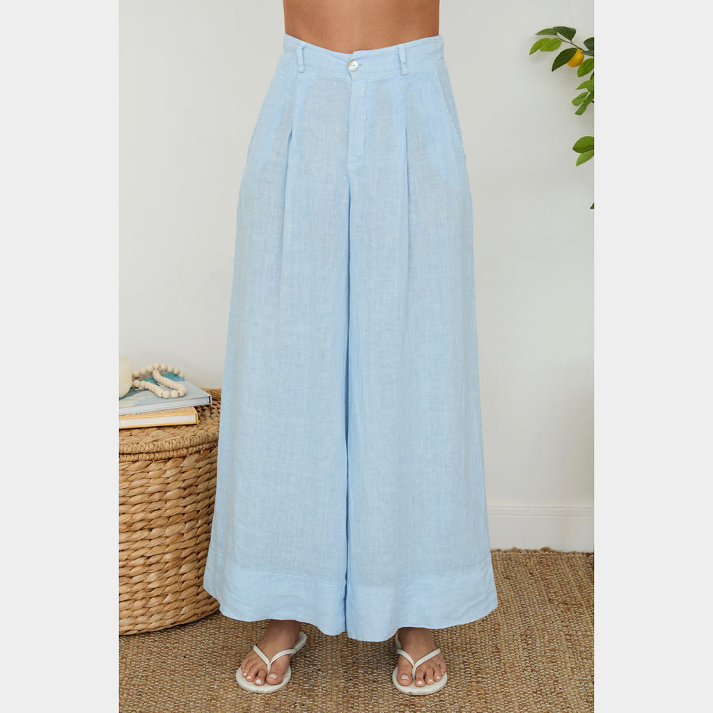 MILIO MILANO - Linen Palazzo Pants