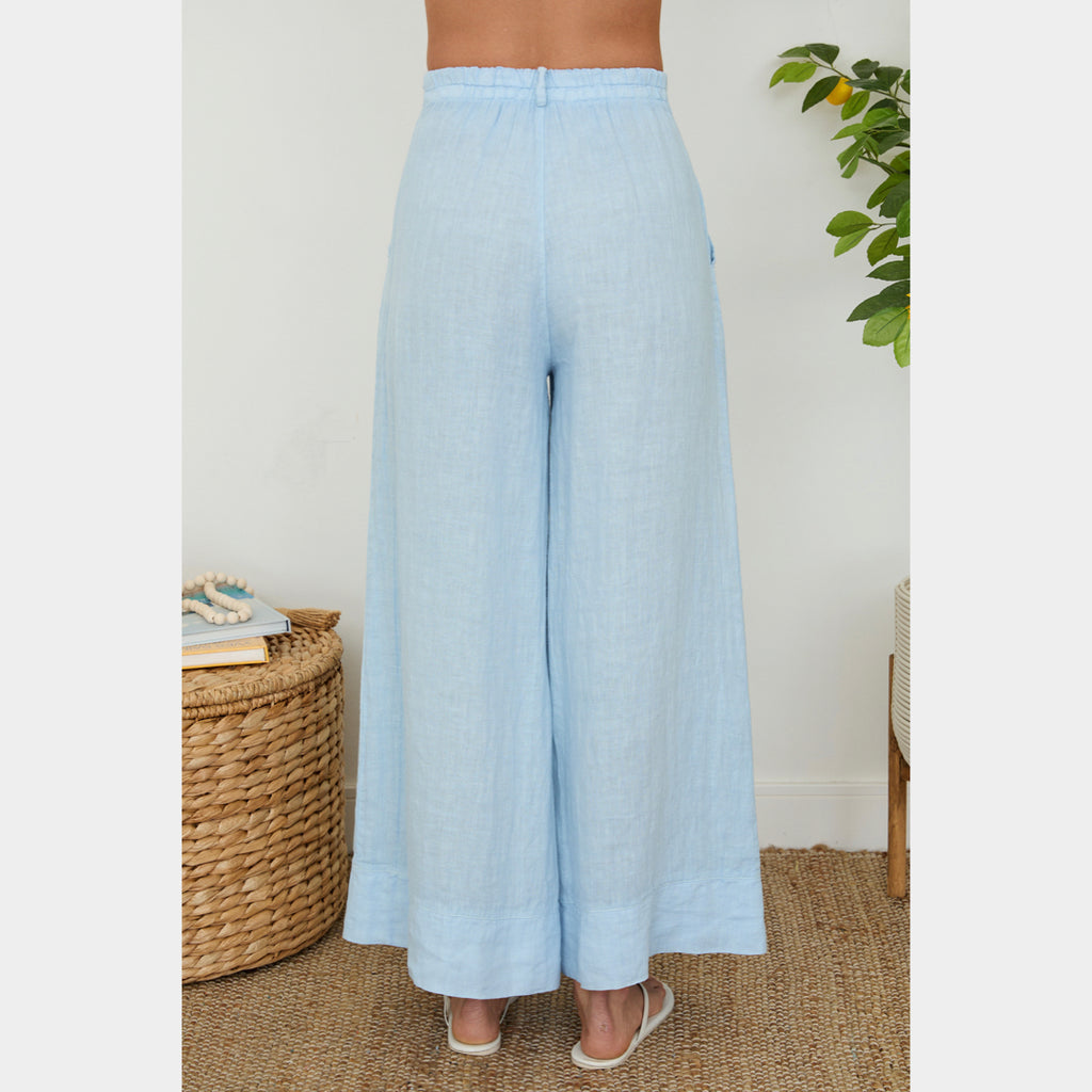 MILIO MILANO - Linen Palazzo Pants