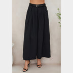 MILIO MILANO - Wide Leg Cotton Palazzo Pant