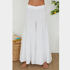 MILIO MILANO - Wide Leg Linen Plazzo Pants