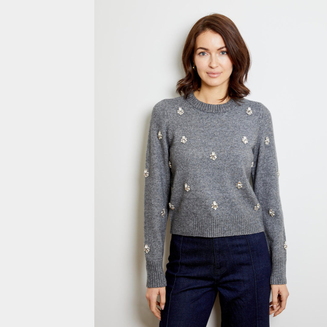 DH New York - Rosetta Jeweled Sweater