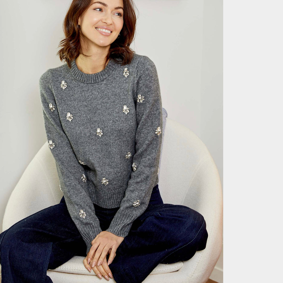 DH New York - Rosetta Jeweled Sweater