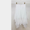 MILIO MILANO - Raw Edge Cotton Skirt