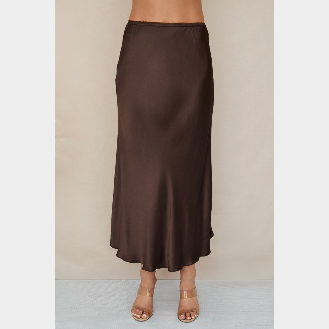 MILIO MILANO - Silky Viscose/Rayon Skirt