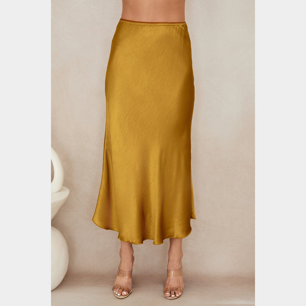MILIO MILANO - Silky Viscose/Rayon Skirt