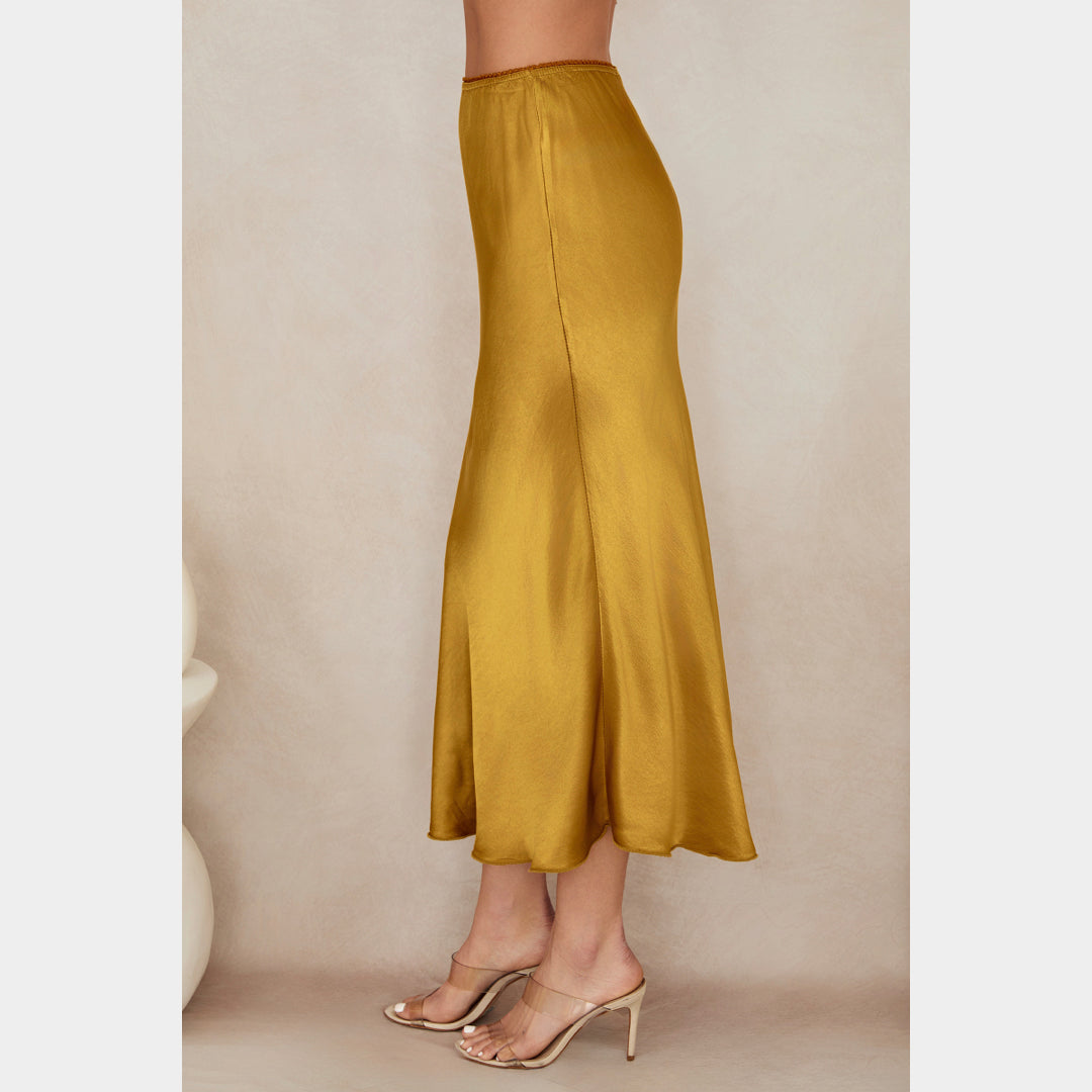 MILIO MILANO - Silky Viscose/Rayon Skirt