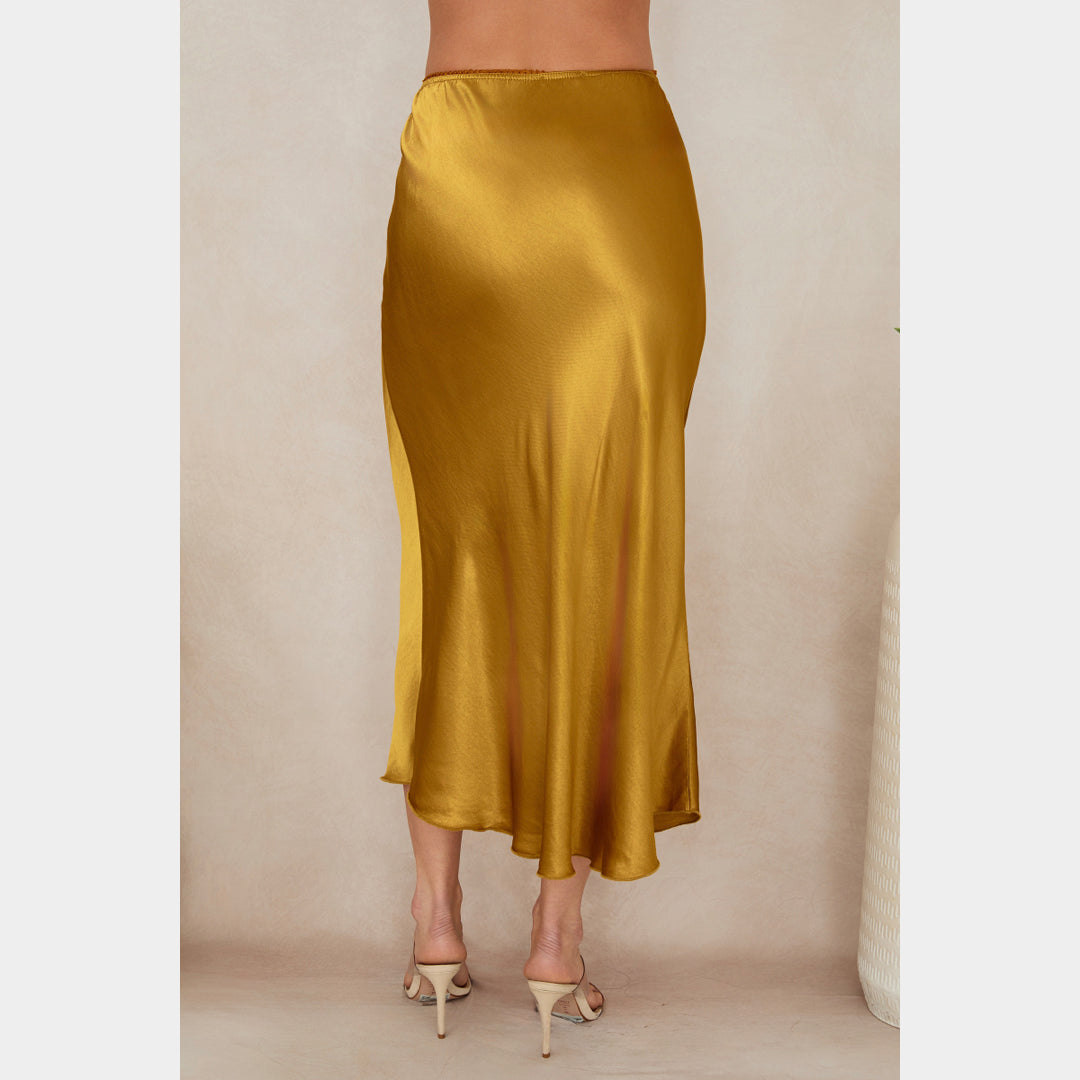MILIO MILANO - Silky Viscose/Rayon Skirt