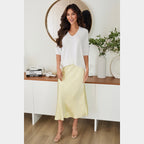 MILIO MILANO - Silky Viscose/Rayon Skirt