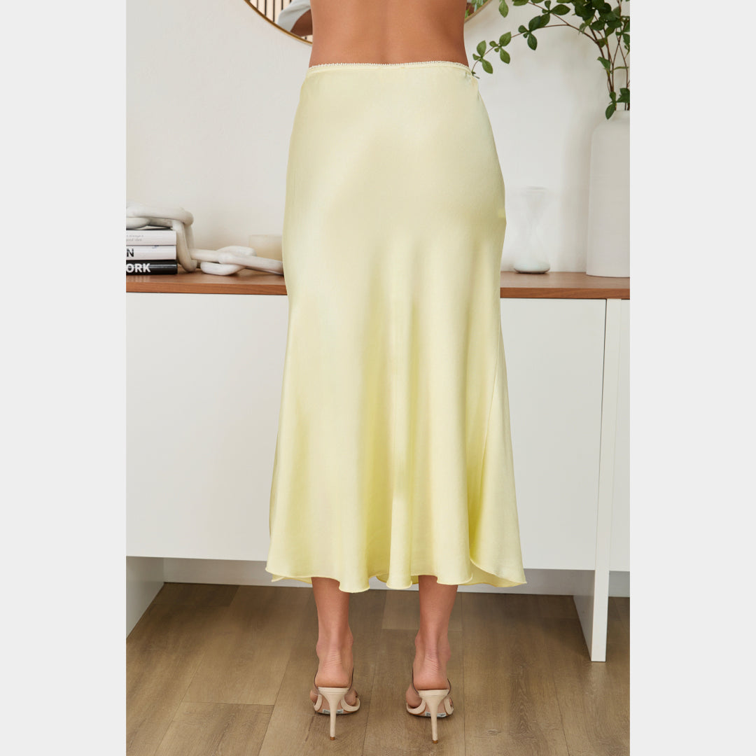 MILIO MILANO - Silky Viscose/Rayon Skirt