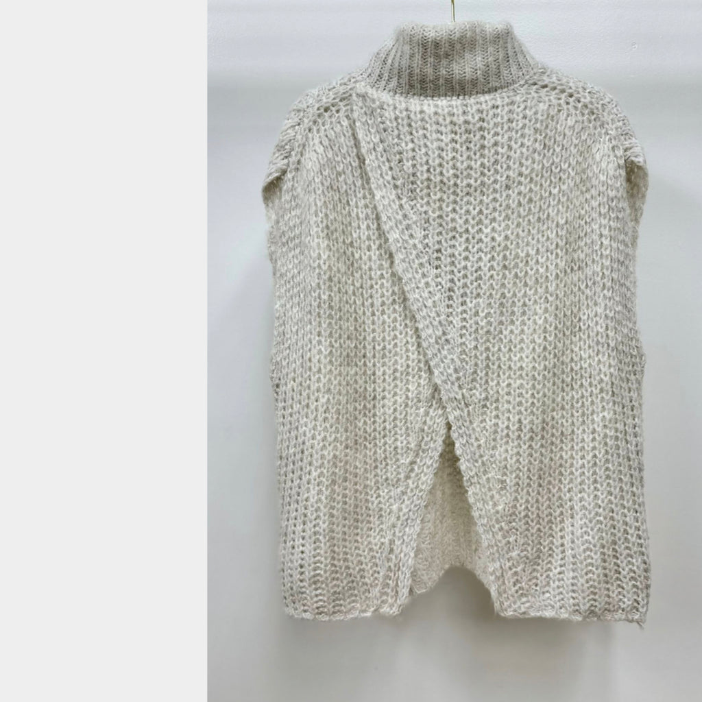MILIO MILANO - Sleeveless Knit Sweater