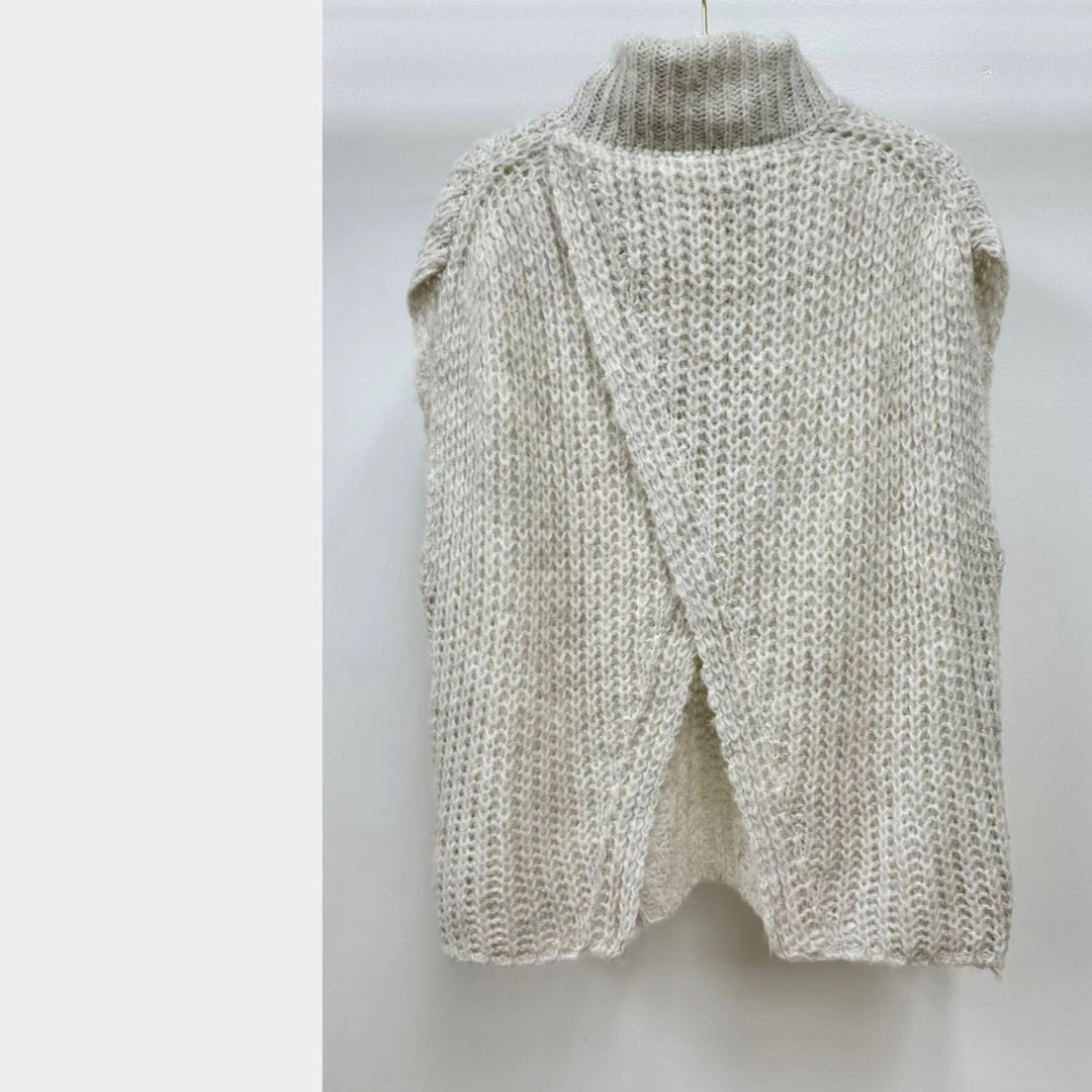 MILIO MILANO - Sleeveless Knit Sweater