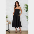 MILIO MILANO - Strapless Midi Dress