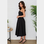 MILIO MILANO - Strapless Midi Dress