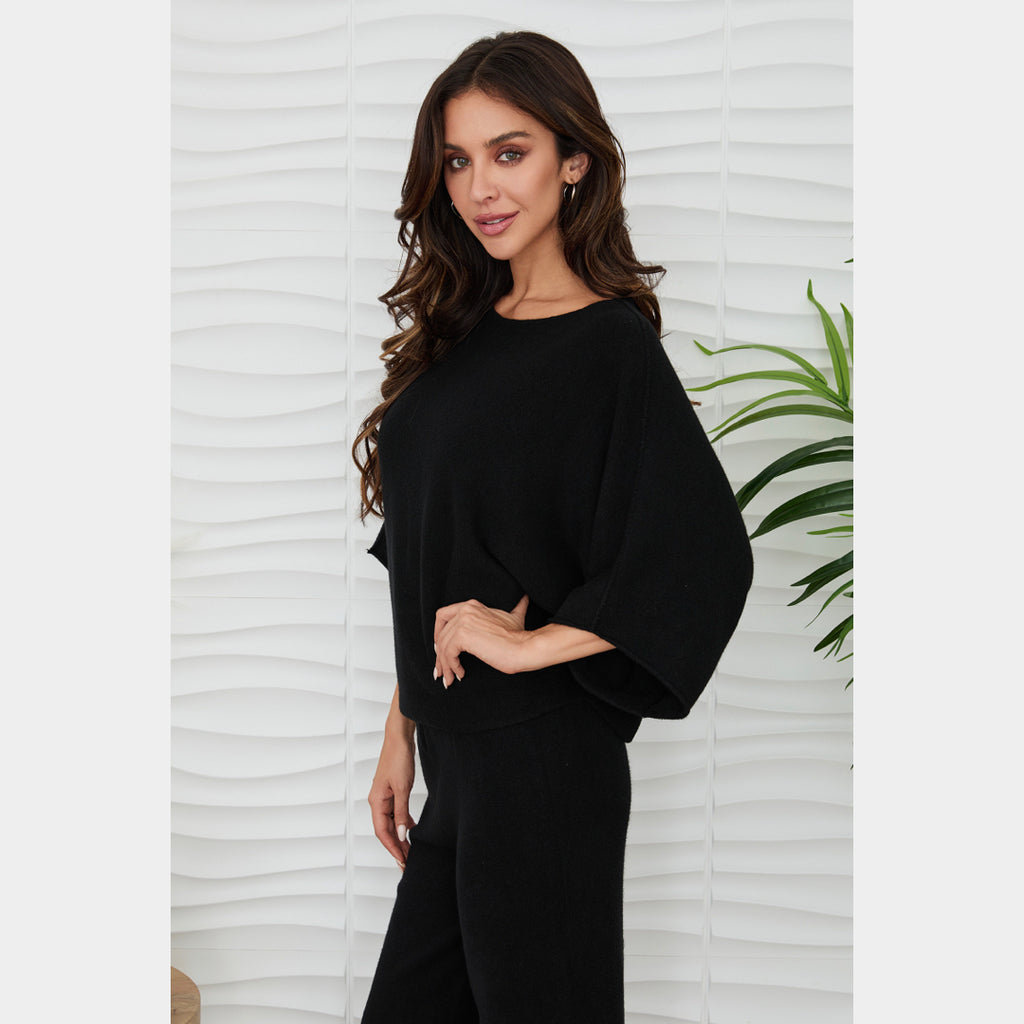 MILIO MILANO - Crew Neck Knit Sweater