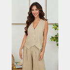 MILIO MILANO - Linen Vest