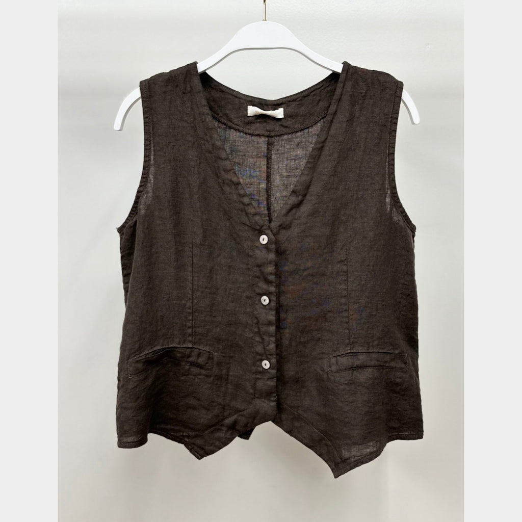 MILIO MILANO - Linen Vest