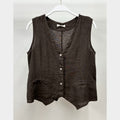 MILIO MILANO - Linen Vest