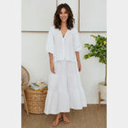 MILIO MILANO - V-Neck Blouse