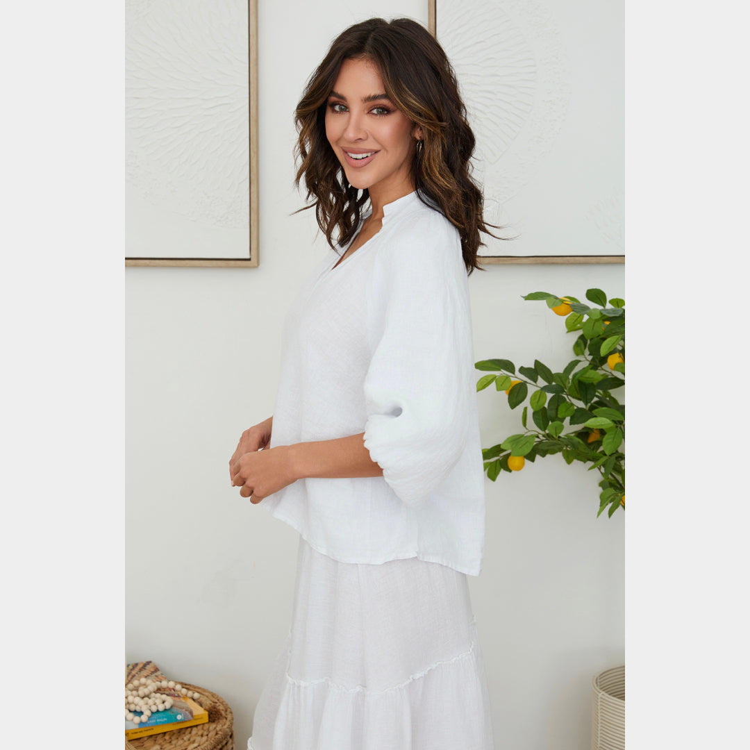 MILIO MILANO - V-Neck Blouse