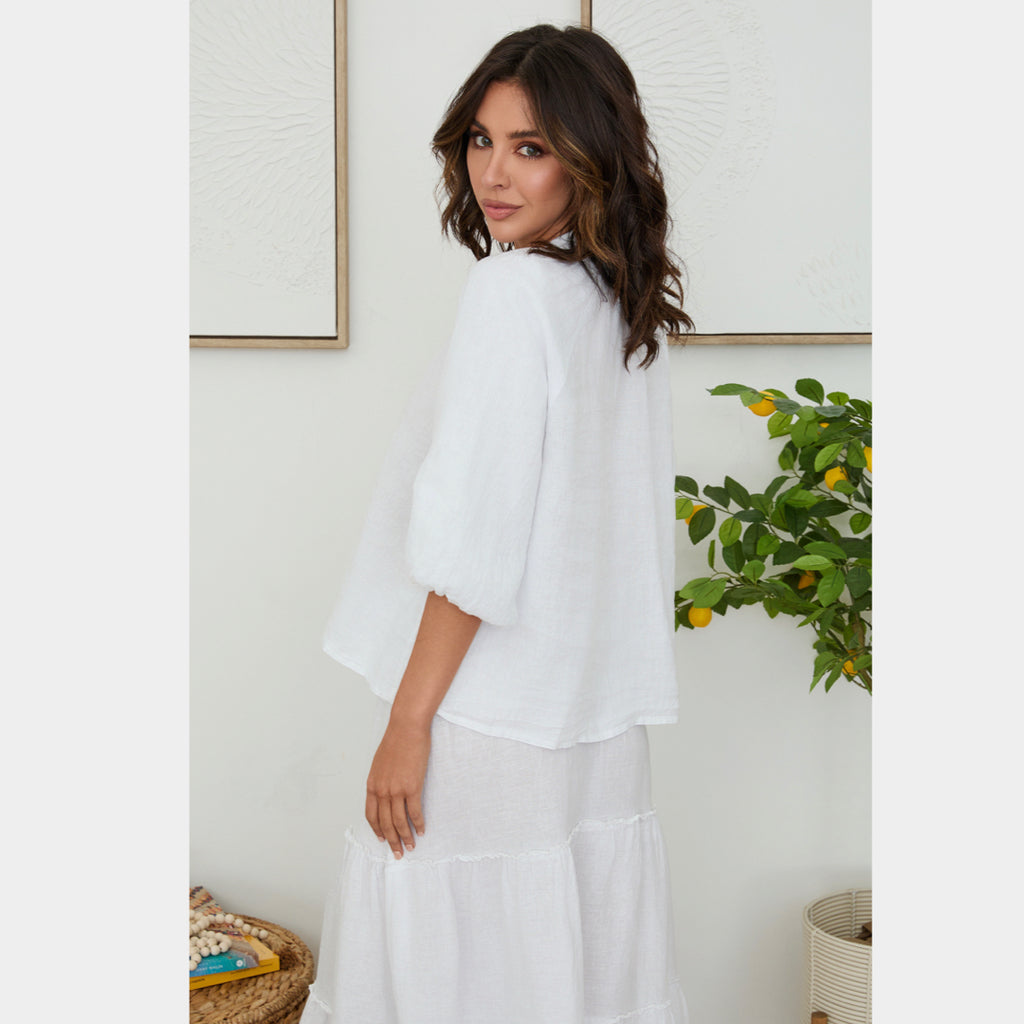MILIO MILANO - V-Neck Blouse